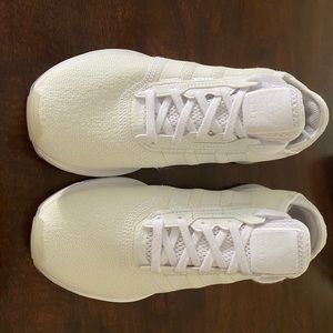 All white Adidas Swift Run X W size 8. Worn 2 times